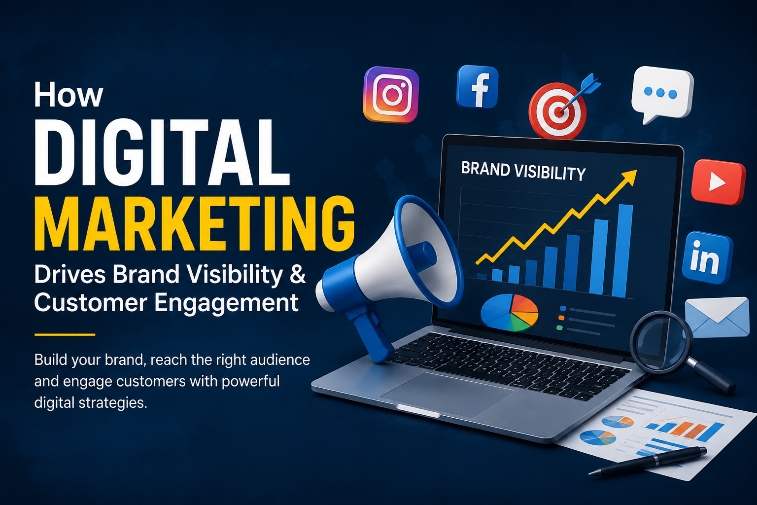 digital marketing brand visibility and customer engagement